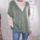 Oversized Strick Weste Fluffy- One Size 36 bis 44