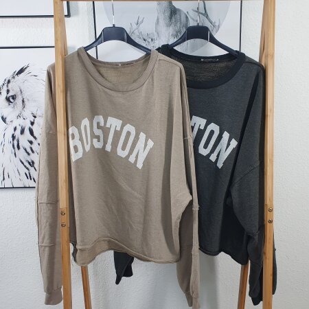 Raw Cut Sweater Boston- One Size 34 bis 42