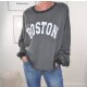 Raw Cut Sweater Boston- One Size 34 bis 42