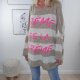 Oversized Pulli Creme de la Creme- One Size 36 bis 46