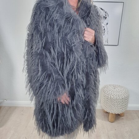 Fake Fur Jacke Plume- One Size 34 bis 42