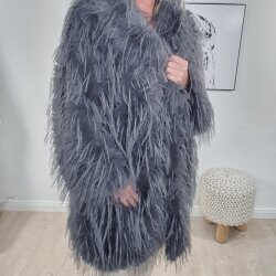 Fake Fur Jacke Plume- One Size 34 bis 42