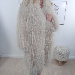 Fake Fur Jacke Plume- One Size 34 bis 42