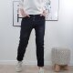 Schwarze Boyfriend Stretch Jeans