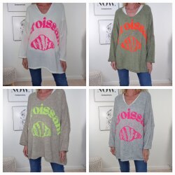 Oversized Pulli Le Croissant- One Size 36 bis 46