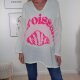 Oversized Pulli Le Croissant- One Size 36 bis 46