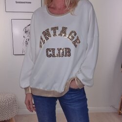 Sweatshirt Vintage Club- One Size 36 bis 44