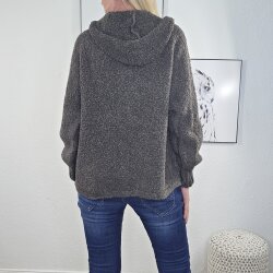 Kapuzen Jacke Alpaka- One Size 36 bis 42
