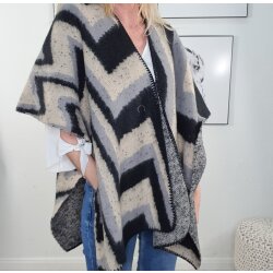 Strick Poncho- One Size