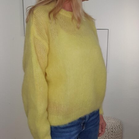 Mohair Pullover Fluff- One Size 34 bis 40