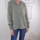 Kapuzen Pullover Alpaka- One Size 36 bis 42