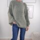 Turtle Neck Kuschel Pulli Boucle- One Size