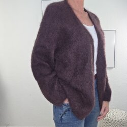 Mohair Cardigan Fluffy- One Size 34 bis 42