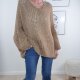 Oversized Grobstrick Pulli Lotti- One Size 36 bis 44