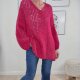 Oversized Grobstrick Pulli Lotti- One Size 36 bis 44