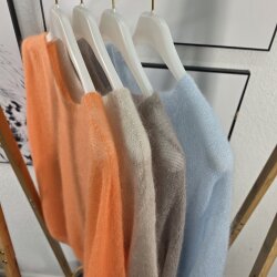 Mohair Pullover Summer Fluffy  – One Size