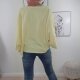 Raw Cut Sweater Frottee- One Size