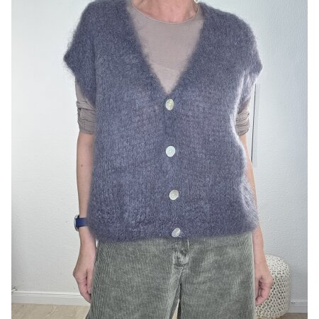 Mohair Strick Weste -One Size