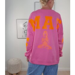 Sweatshirt Namaste- One Size Pink