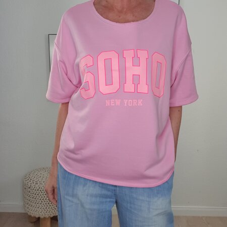 Halbarm Frottee Shirt Soho- One Size