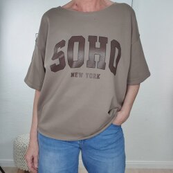 Halbarm Frottee Shirt Soho- One Size