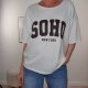 Halbarm Frottee Shirt Soho- One Size