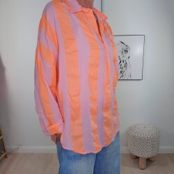 Schlupfbluse Neon Stripe- One Size