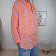 Schlupfbluse Neon Stripe- One Size