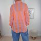 Schlupfbluse Neon Stripe- One Size