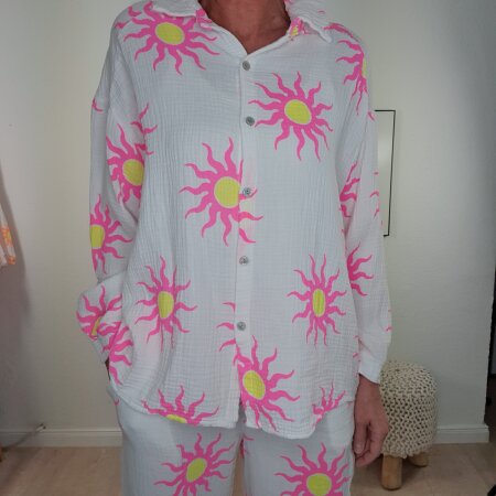 Musselin Bluse Sunshine- One Size