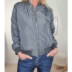 Blouson Bomberjacke Posy Grau-L/XL