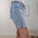 Karostar Damen Jeans Shorts, Jogger Denim, S-XXL, Kurze Hose mit Gummibund, 5 Pocket