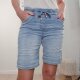 Karostar Damen Jeans Shorts, Jogger Denim, S-XXL, Kurze Hose mit Gummibund, 5 Pocket
