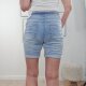 Karostar Damen Jeans Shorts, Jogger Denim, S-XXL, Kurze Hose mit Gummibund, 5 Pocket Joggy Denim-L