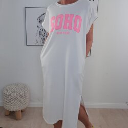 Langes Sweat Kleid Soho- One Size