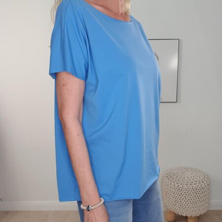 Kurzarm Shirt Basic Laser Cut – One Size
