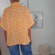 Kurzarm Musselin Bluse Animal- One Size