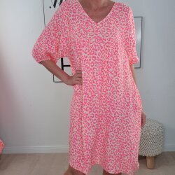 Kurzes Musselin Kleid Neon Love- One Size