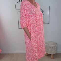 Kurzes Musselin Kleid Neon Love- One Size