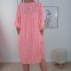 Kurzes Musselin Kleid Neon Love- One Size