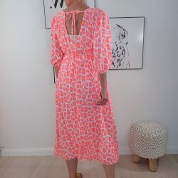 Musselin Kleid Neon Love- One Size