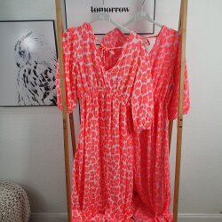 Musselin Kleid Neon Love- One Size