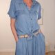 Jeansbluse zum knoten Lotta- One Size