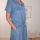 Jeansbluse zum knoten Lotta- One Size