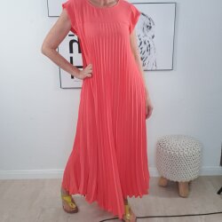 Maxi Plissee Kleid Swing- One Size