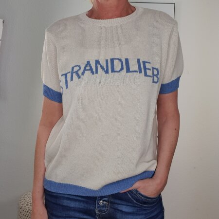 Kurzarm Pulli Strandliebe- One Size