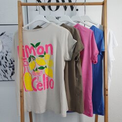 V-Neck Shirt Limoncello - One Size