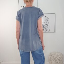 Vokuhila Fransen Shirt Amor- One Size