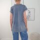 Vokuhila Fransen Shirt Amor- One Size