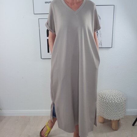 Langes Shirt Kleid Desert- One Size